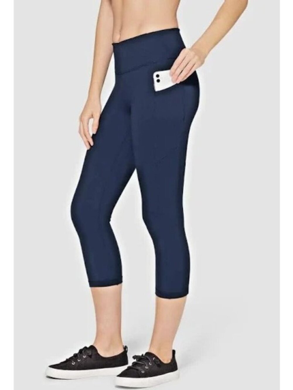 Tommy John Leggings size XL, Blue  Cropped Pocket, Women's Go Anywhere